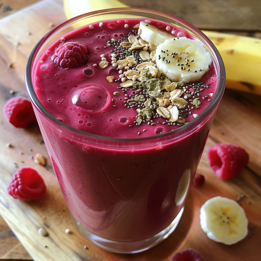Smoothie Protéiné au Chanvre et aux Baies