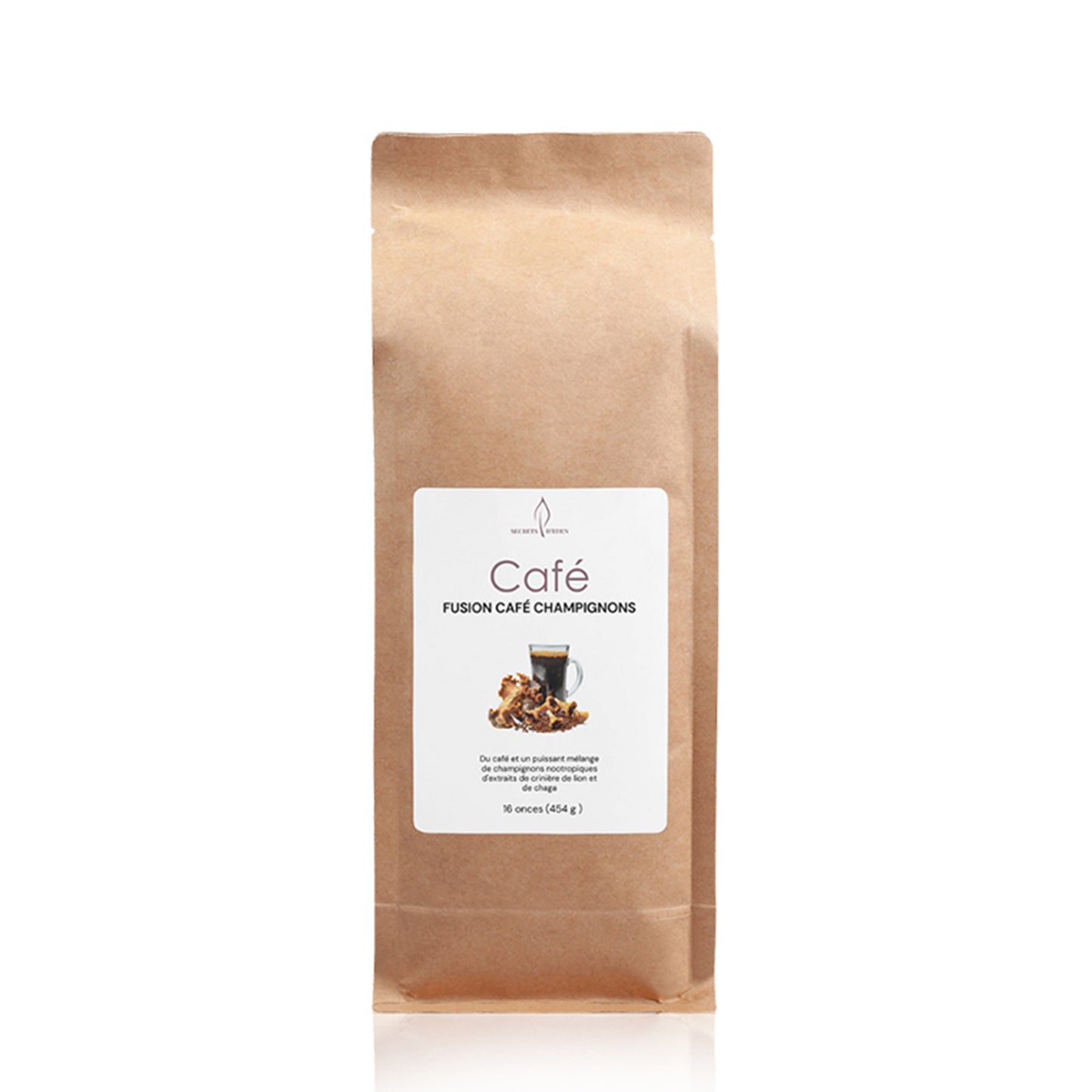 Fusion de café aux champignons - Lion's Mane & Chaga 16oz (454g)