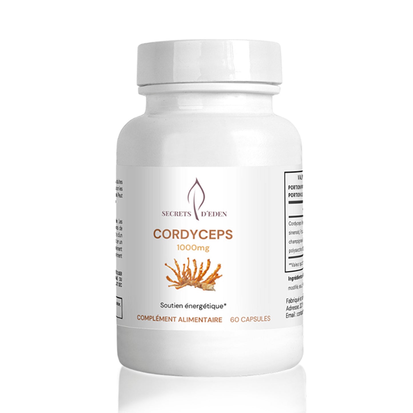 Champignons Cordyceps - 60 capsules - Complément alimentaire
