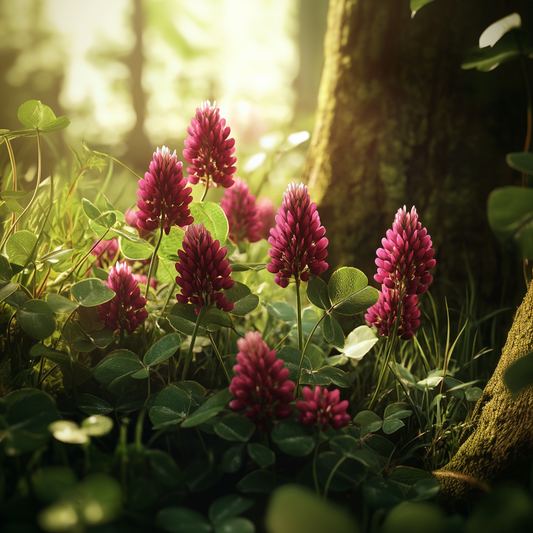 Trèfle Rouge : La Fleur de l'Équilibre de Secrets d'Eden, Une Herbe Apaisante pour une Harmonie Naturelle