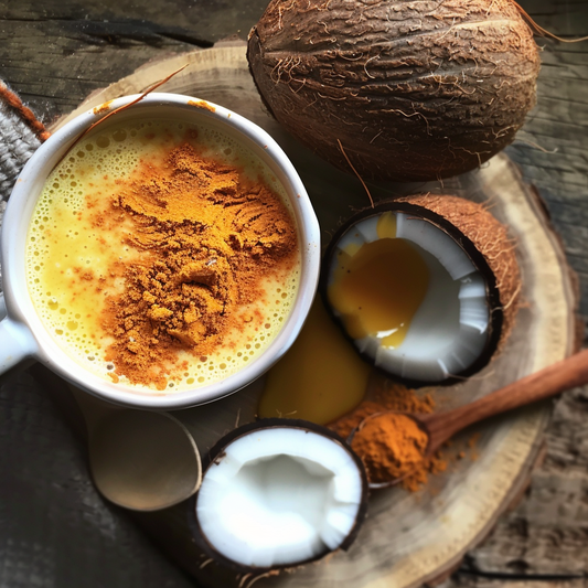 Lait Doré au Curcuma et à la Noix de Coco