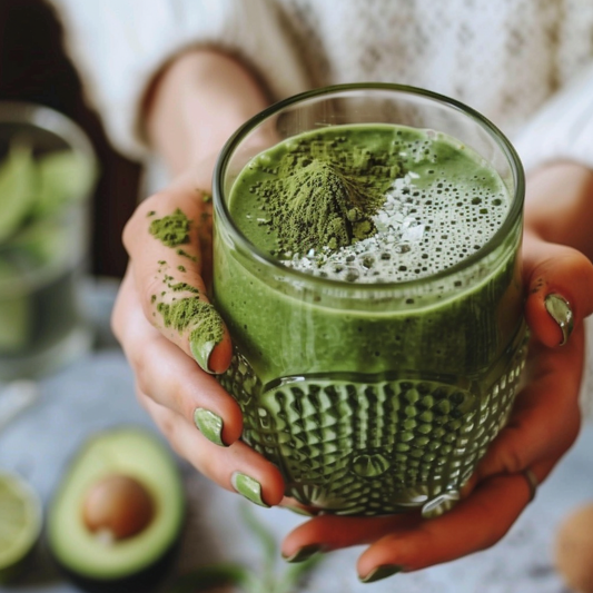 Smoothie Vert Énergisant à la Chlorella