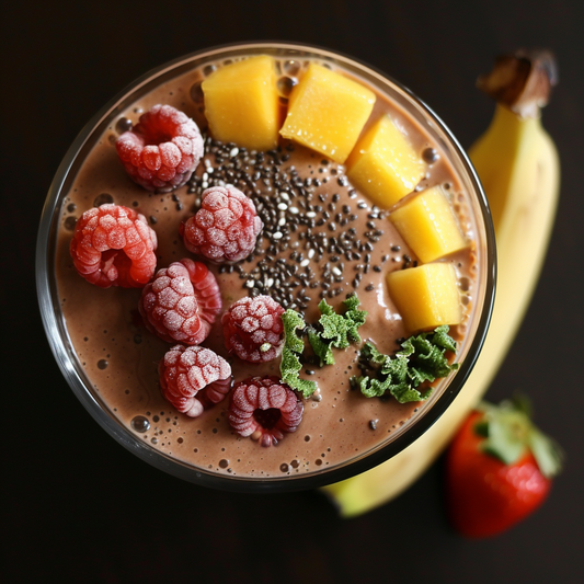 Smoothie Énergétique à la Maca et aux Fruits
