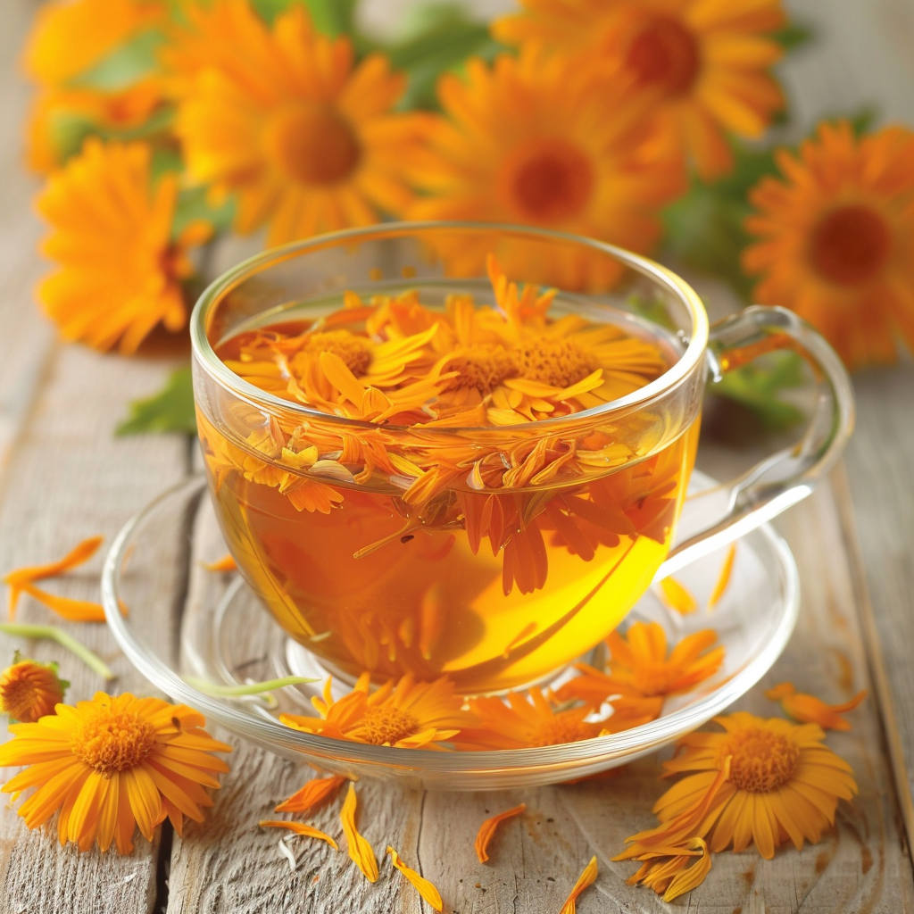 Tisane Relaxante au Calendula