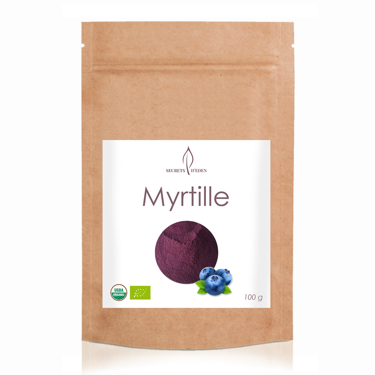 Myrtille bio en poudre – Haute dose 10:1