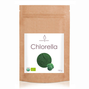 Chlorella algue bio en poudre aux nombreux bienfaits – vente en ligne - SECRETS D'EDEN